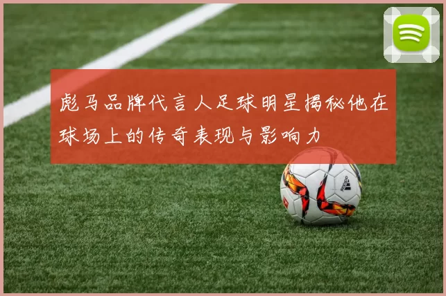 彪马品牌代言人足球明星揭秘他在球场上的传奇表现与影响力